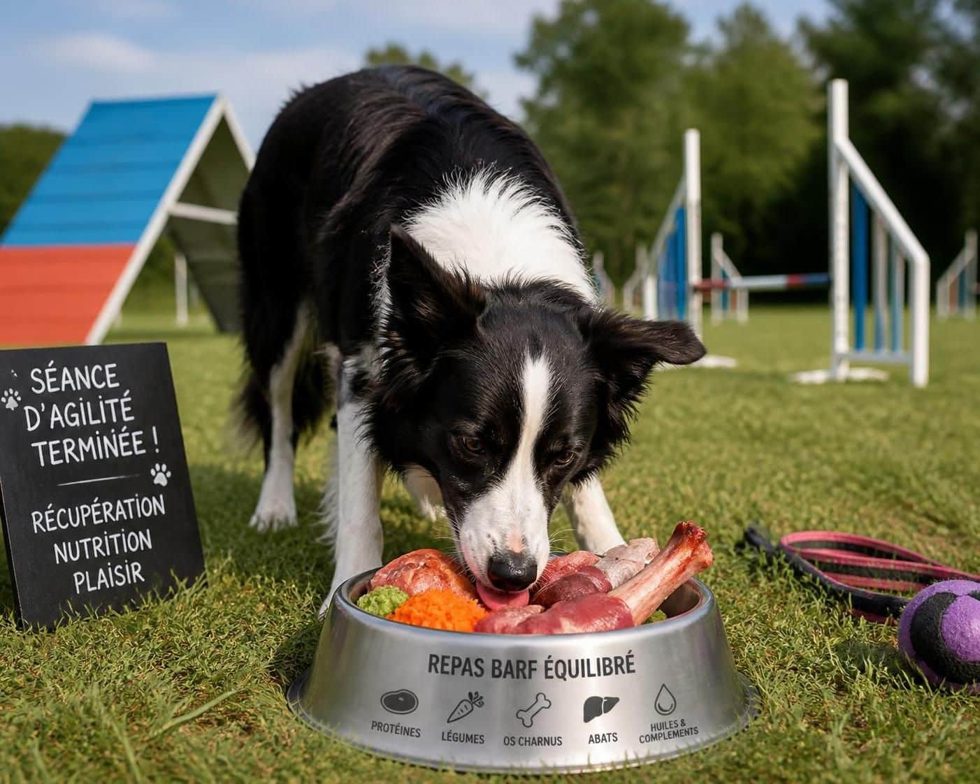 découvrez comment adapter les rations barf pour votre chien sportif les jours d’entraînement afin d'optimiser son énergie et sa récupération.