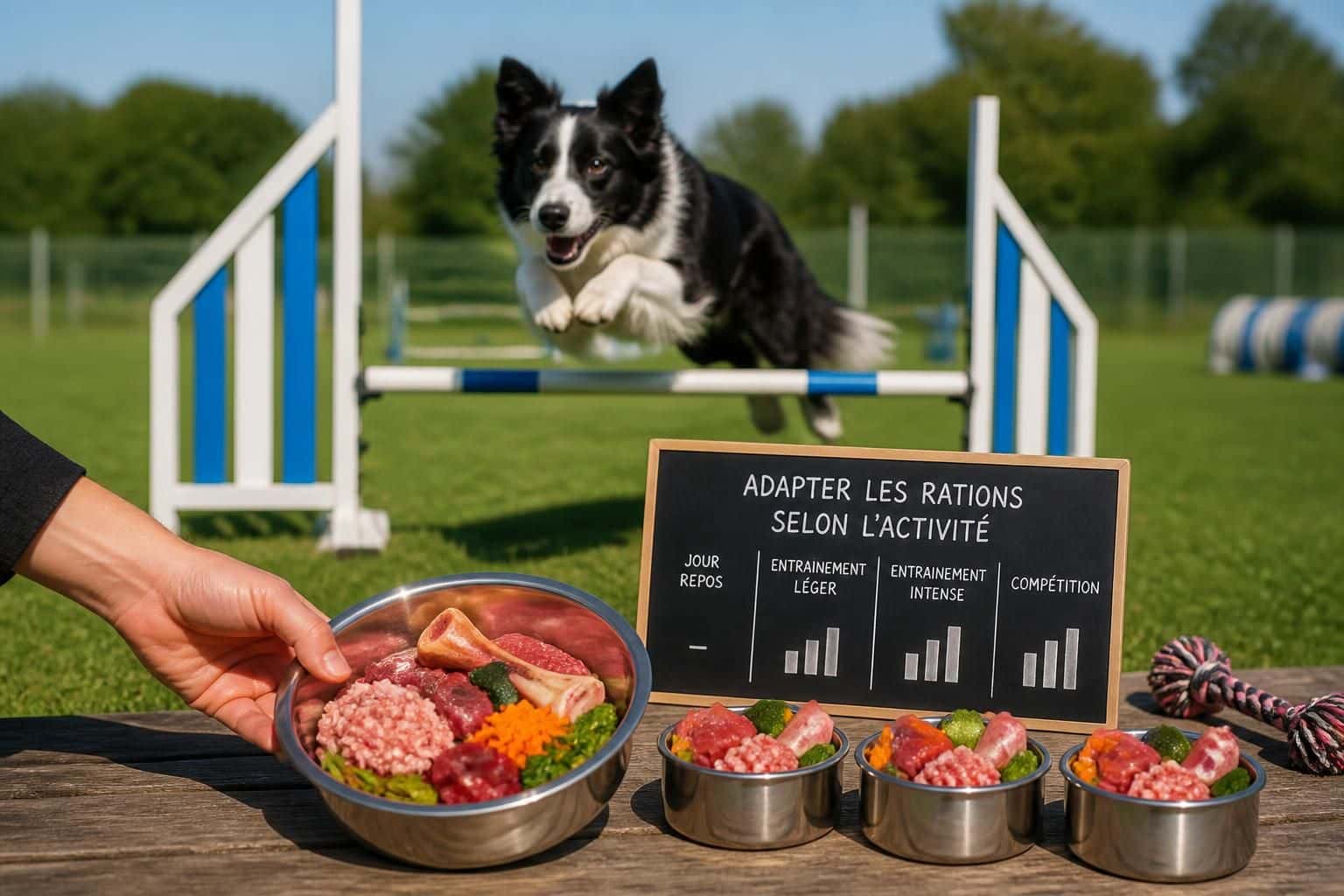 découvrez comment adapter les rations barf pour votre chien sportif lors des jours d’entraînement afin d’optimiser sa performance et sa santé.