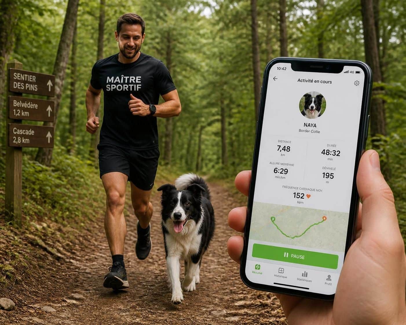 suivez et optimisez l'entraînement sportif de votre chien grâce à notre application dédiée, conçue pour améliorer ses performances et sa santé.