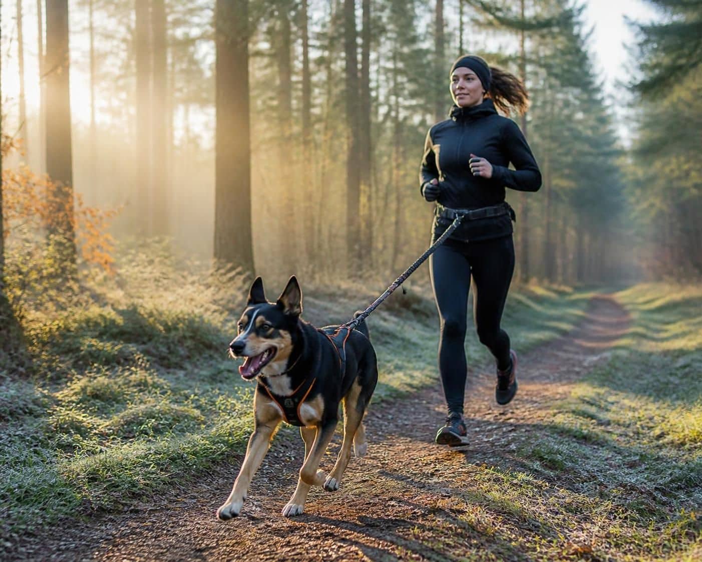 découvrez une routine simple et rapide de 5 minutes pour échauffer votre chien avant une séance de canicross, assurant confort et performance.
