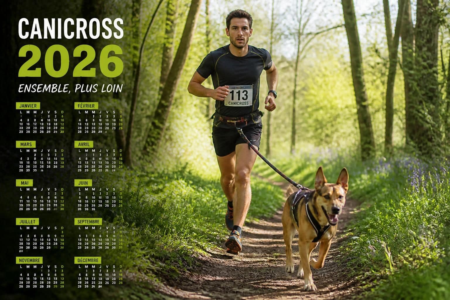 découvrez le calendrier canicross 2026 et apprenez à choisir une course adaptée à votre chien pour une expérience sportive et conviviale.