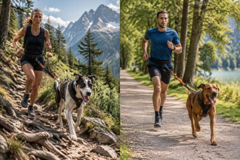 découvrez les spécificités du canitrail avec votre chien et ses différences avec le canicross : terrain, rythme, équipement et conseils pour courir en sécurité.