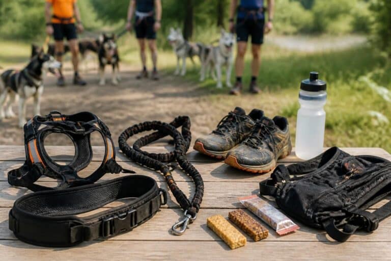 découvrez notre checklist complète du matériel indispensable à préparer avant une course de canicross pour assurer une performance optimale et le confort de votre chien.