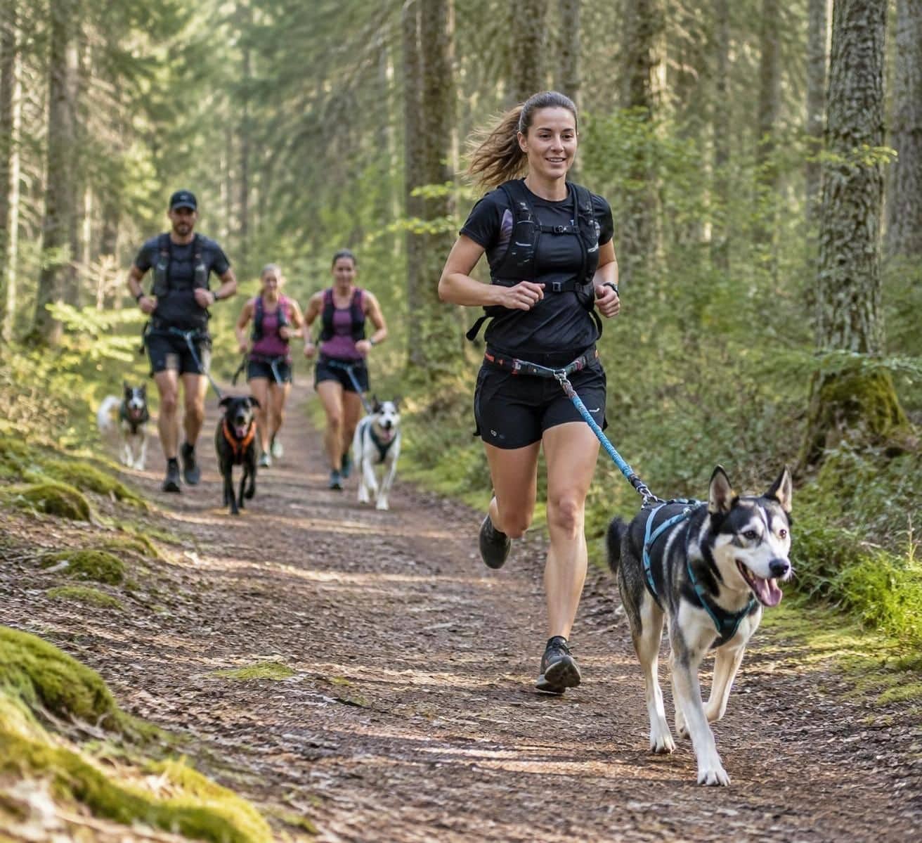découvrez les précautions à prendre pour courir en groupe avec un chien réactif en canicross : préparation, sécurité et respect des autres participants.